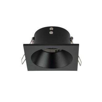 TK Lighting 10581 - Podhľadové kúpeľňové svietidlo PRISMA BLACK 1xGU10, 85x85, IP65, čierna