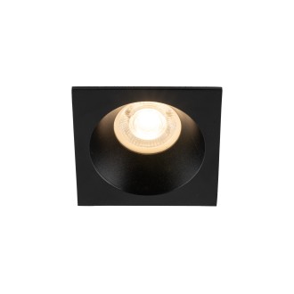TK Lighting 10581 - Podhľadové kúpeľňové svietidlo PRISMA BLACK 1xGU10, 85x85, IP65, čierna