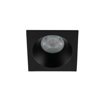 TK Lighting 10581 - Podhľadové kúpeľňové svietidlo PRISMA BLACK 1xGU10, 85x85, IP65, čierna