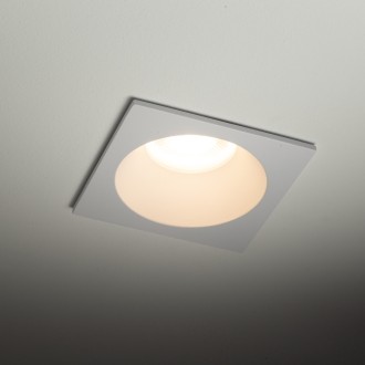 TK Lighting 10582 - Podhľadové kúpeľňové svietidlo PRISMA WHITE 1xGU10, 85x85, IP65, biela