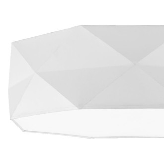 TK Lighting 1565 - Stropné textilné svietidlo Kantoor 4xE27, Ø520, biela