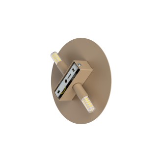 TK Lighting 10623 - Nástenné svietidlo LUNA SABIA 2xG9, Ø200, béžová