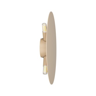 TK Lighting 10624 - Nástenné svietidlo LUNA SABIA 3xG9, Ø300, béžová