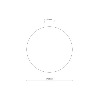 TK Lighting 10625 - Nástenné svietidlo LUNA SABIA 4xG9, Ø400, béžová