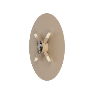 TK Lighting 10625 - Nástenné svietidlo LUNA SABIA 4xG9, Ø400, béžová