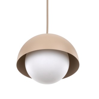 TK Lighting 10644 - Luster BONO SABIA 1xG9, Ø170, béžová