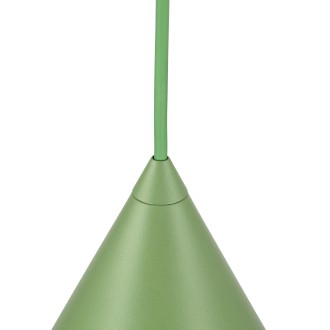 TK Lighting 10885 - Luster CONO PEAPOD S 1xE27, Ø190, zelená