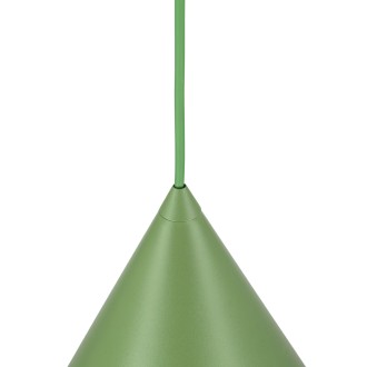 TK Lighting 10886 - Luster CONO PEAPOD M 1xE27, Ø250, zelená