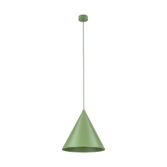 TK Lighting 10887 - Luster CONO PEAPOD L 1xE27, Ø320, zelená