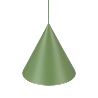 TK Lighting 10887 - Luster CONO PEAPOD L 1xE27, Ø320, zelená