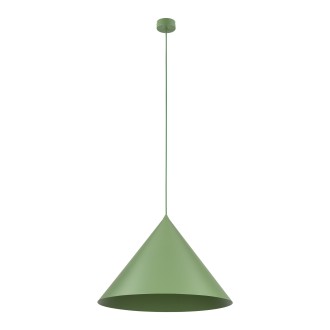 TK Lighting 10888 - Luster CONO PEAPOD XL 1xE27, Ø500, zelená