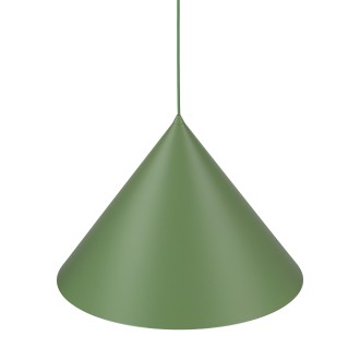 TK Lighting 10888 - Luster CONO PEAPOD XL 1xE27, Ø500, zelená