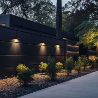 TK Lighting 10969 - Vonkajšie nástenné svietidlo AXIS GRAY 1xGU10, IP44, sivá