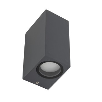 TK Lighting 10970 - Vonkajšie nástenné svietidlo AXIS GRAY 2xGU10, IP44, sivá