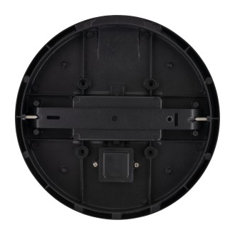 TK Lighting 18187 - Stropné a nástenné LED svietidlo SFERIS BLACK 18W, 3000K, 1300lm, IP54, Ø245, čierna/biela