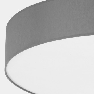 TK Lighting 2725 - Stropné svietidlo Rondo graphite 6xE27, Ø780, sivá/textil