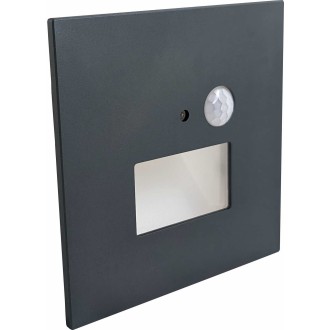 Greenlux GXLL095v2 - Orientačné svietidlo Jack PIR linkable CCT 1,5 W, 3000/4000/6000K, 75lm, modrosivá + senzor