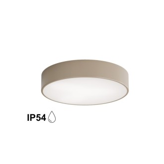 Temar CLEO 400 BEIGE IP54 - Stropné svietidlo CLEO BEIGE 3xE27, IP54, Ø400, béžová/biela