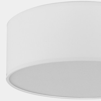TK Lighting 1086 - Stropné svietidlo Rondo white 4xE27, Ø450, biela/textil
