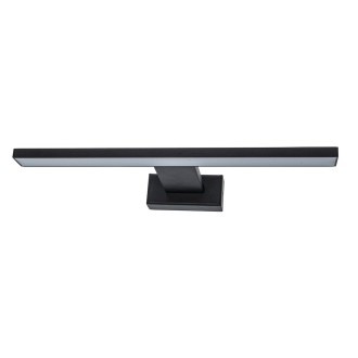 Nástenné kúpeľňové LED svietidlo SHINE BLACK 7W, 4000K, 490lm, 30cm, IP44, čierna