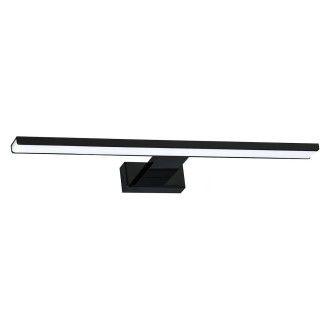 Nástenné kúpeľňové LED svietidlo SHINE BLACK 13,8 W, 4000K, 966lm, 60cm, IP44, čierna