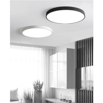 Idea led ID-4701 - Stropné LED svietidlo HOUSTON 24W, 4000K, 2160lm, Ø300, čierna/biela