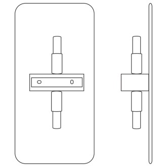 TK Lighting 3272 - Nástenné drevené svietidlo Tavola 2xG9, dub