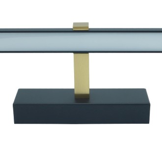 Idea led ID-9038 - Nástenné kúpeľňové LED svietidlo VENUS 24W, 4200K, 1640lm, IP44, 120cm, čierna/zlatá