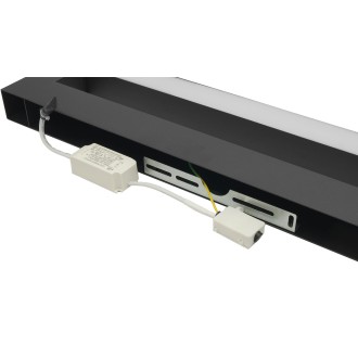 Idea led ID-9062 - Kúpeľňové LED svietidlo LOVIS 24W, 4200K, 1680lm, IP44, 120cm, čierna