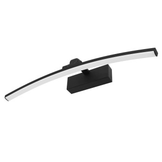 Idea led ID-9057 - Kúpeľňové LED svietidlo TERRA 12W, 4200K, 840lm, IP44, 50cm, čierna