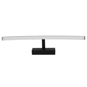 Idea led ID-9057 - Kúpeľňové LED svietidlo TERRA 12W, 4200K, 840lm, IP44, 50cm, čierna