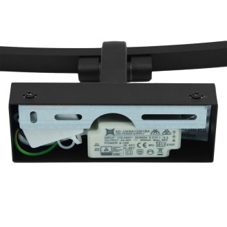 Idea led ID-9057 - Kúpeľňové LED svietidlo TERRA 12W, 4200K, 840lm, IP44, 50cm, čierna
