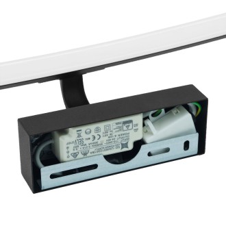 Idea led ID-9057 - Kúpeľňové LED svietidlo TERRA 12W, 4200K, 840lm, IP44, 50cm, čierna