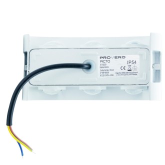 Idea led ID-8020 - Vonkajšie nástenné LED svietidlo PICTO 6x1W, 4000K, 660lm, IP54, biela