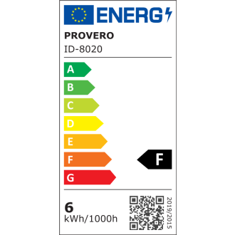Idea led ID-8020 - Vonkajšie nástenné LED svietidlo PICTO 6x1W, 4000K, 660lm, IP54, biela