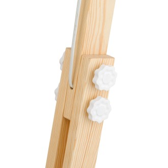 TK Lighting 5592 - Stojacia lampa Oslo 1xE27, biela/borovica