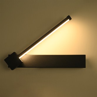 Idea led ID-9077 - Nástenné LED svietidlo MOON P CCT 6W, 3000/4000/6000K, 580lm, čierna