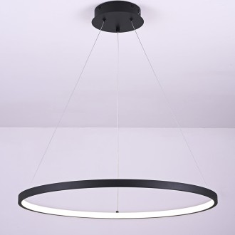 Idea led ID-4730 - LED luster PEORIA 36W, 4000K, 3500lm, Ø600, čierna
