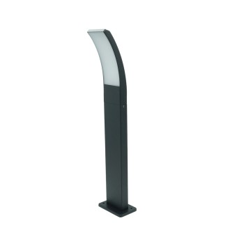 Idea led ID-8030 - Vonkajšie stojanové LED svietidlo ANTILA 10W, 4000K, 1000lm, IP54, čierna/mliečna