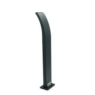 Idea led ID-8030 - Vonkajšie stojanové LED svietidlo ANTILA 10W, 4000K, 1000lm, IP54, čierna/mliečna