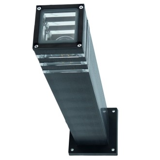Idea led ID-8019-CZ - Vonkajšie stojanové svietidlo SAGITTA 1xE27, IP54, 60cm, čierna + senzor