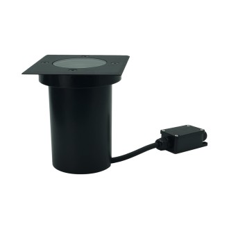 Idea led ID-8042 – Vonkajšie zapustené svietidlo do zeme ERIDA 1xGU10, IK09, IP67, 110x110, čierna