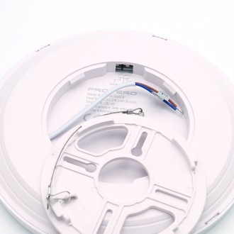 Idea led ID-4600-00 - Stropné LED svietidlo DENVER 18W, 3000/4000/6000K, 1800lm, IP20, Ø230, biela