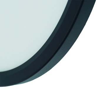 Idea led ID-4601-01 - Stropné LED svietidlo DENVER 24W, 3000/4000/6000K, 2570lm, IP20, Ø290, čierna