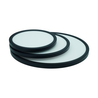 Idea led ID-4601-01 - Stropné LED svietidlo DENVER 24W, 3000/4000/6000K, 2570lm, IP20, Ø290, čierna