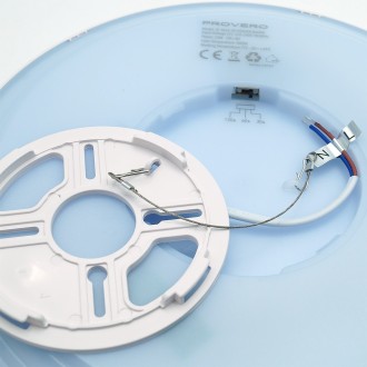 Idea led ID-4620-00 - Stropné LED svietidlo DENVER 24W, 4000K, 2570lm, IP20, Ø290, biela + senzor