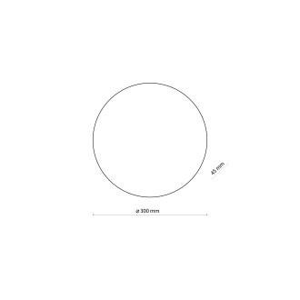 TK Lighting 6010 - Nástenné svietidlo Luna 3xG9, Ø300, biela