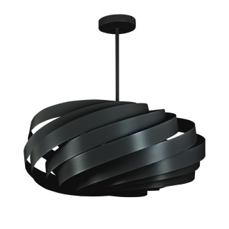 TK Lighting 6125 - Dizajnový luster MONTOYA BLACK 4xE27, Ø560, čierna
