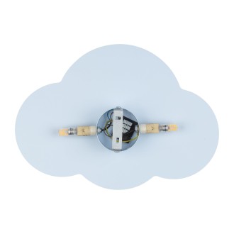 TK Lighting 4966 - Detské nástenné svietidlo Cloud 2xG9, modrá