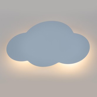 TK Lighting 4966 - Detské nástenné svietidlo Cloud 2xG9, modrá